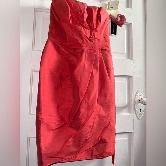 NWTs Alfred Sung Strapless Cocktail Dress Size 8 - Picture 6 of 11